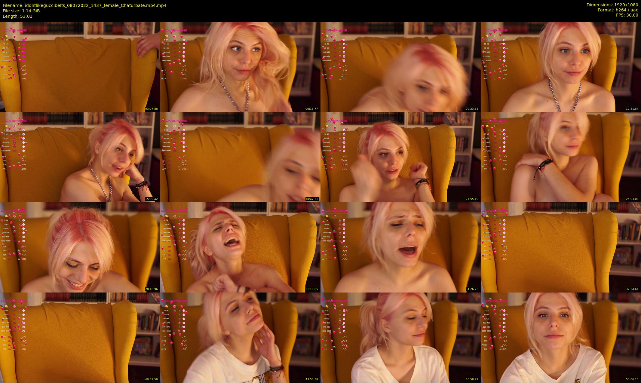 idontlikeguccibelts — 54 minute Chaturbate female cam show recording, 1080p, Jul 8, 2022
