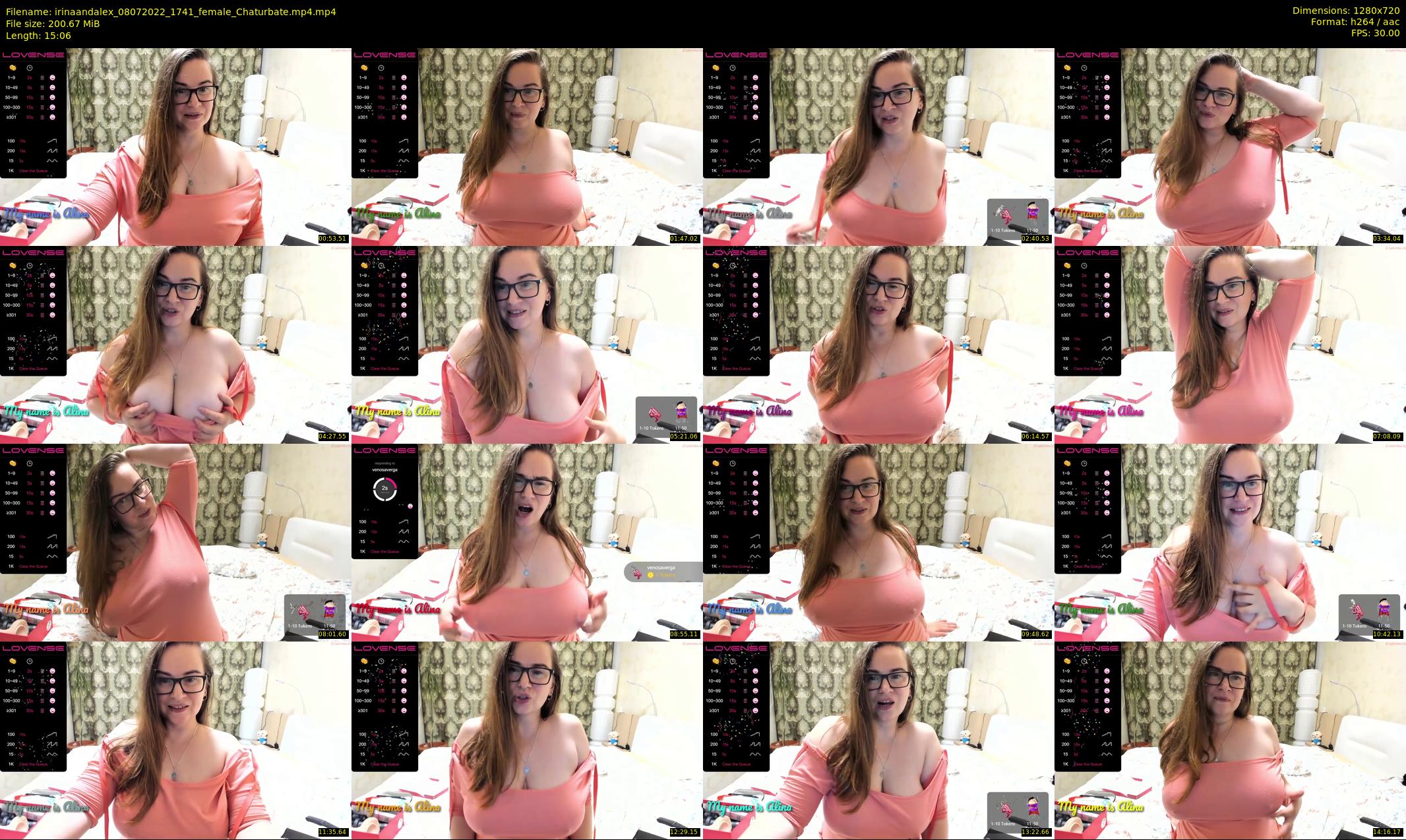 irinaandalex — 16 minute Chaturbate couple cam show recording, 720p, Jul 8, 2022