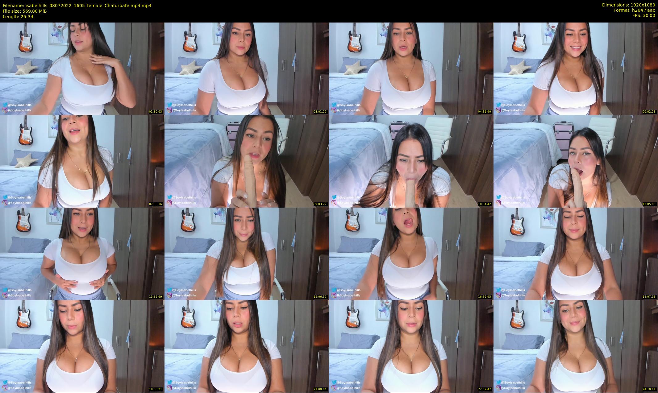 isabelhills — 26 minute Chaturbate female cam show recording, 1080p, Jul 8, 2022