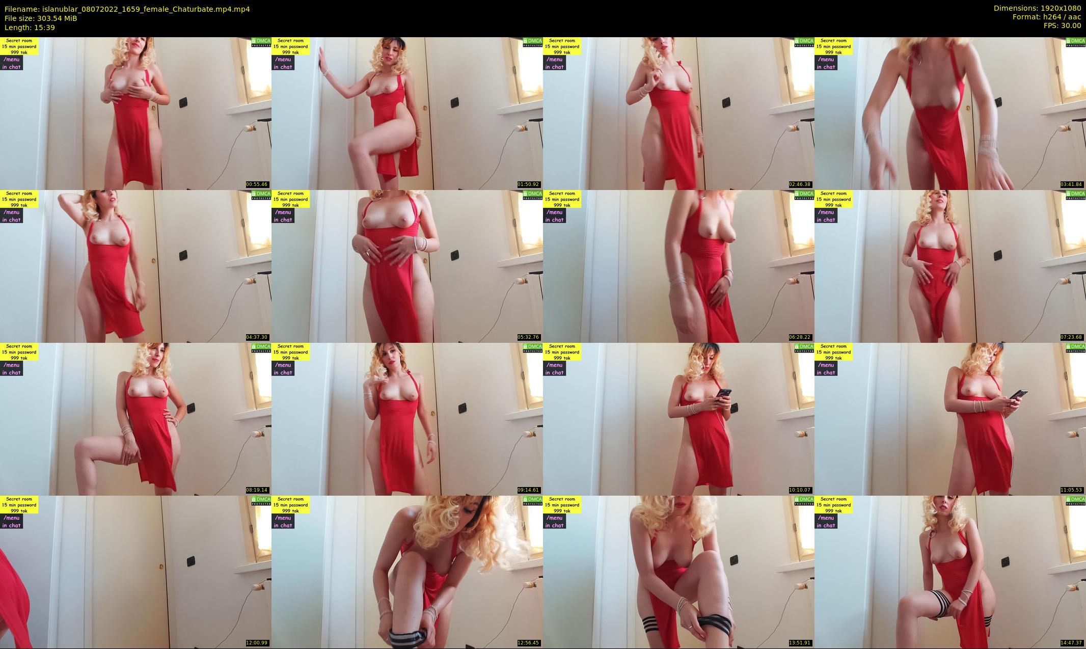 islanublar — 16 minute Chaturbate female cam show recording, 1080p, Jul 8, 2022