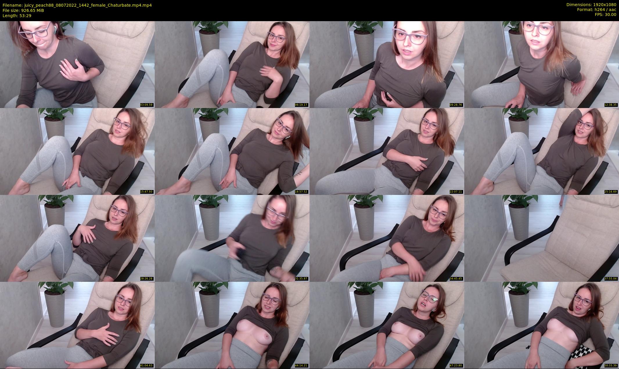 juicy_peach88 — 54 minute Chaturbate female cam show recording, 1080p, Jul 8, 2022