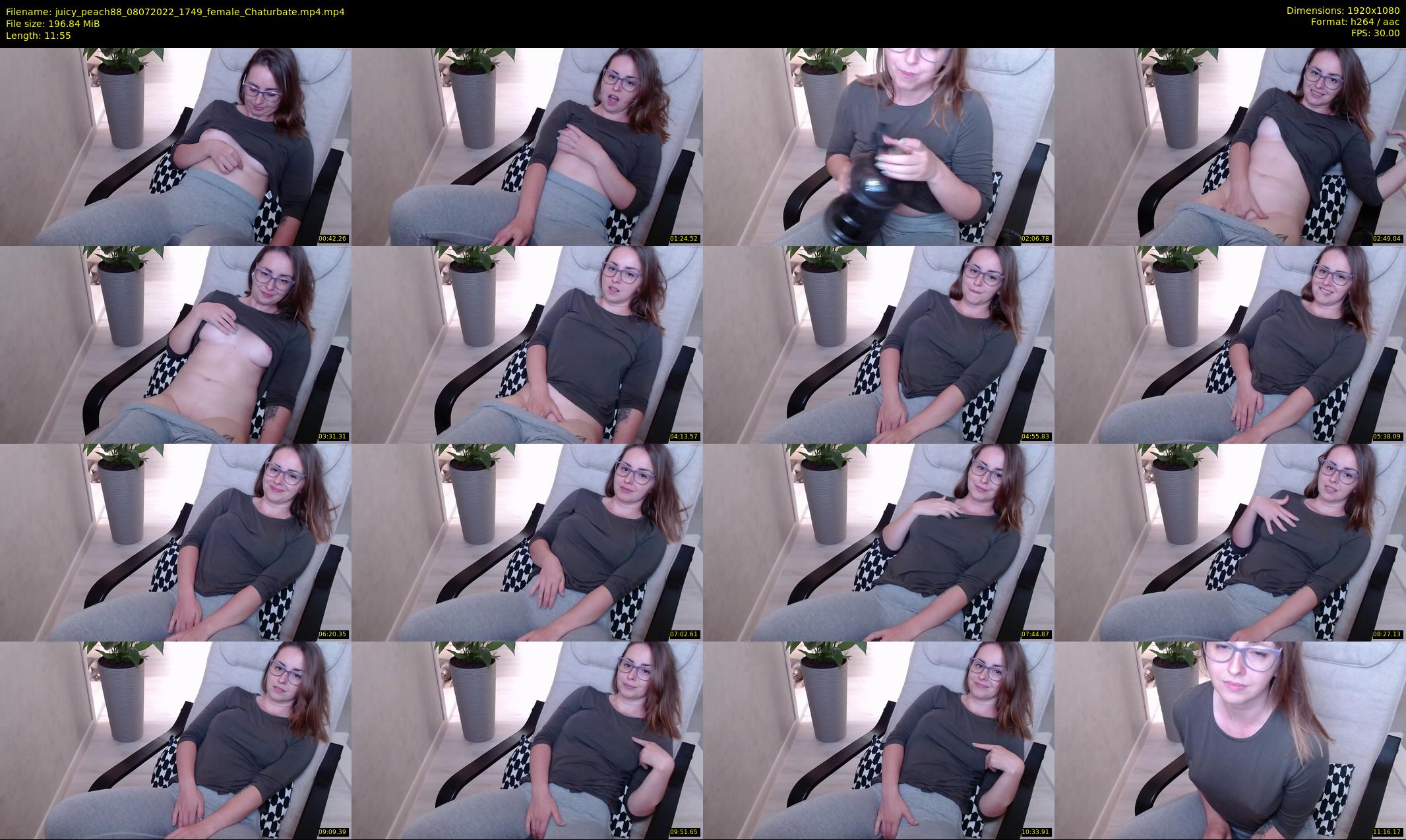 juicy_peach88 — 12 minute Chaturbate female cam show recording, 1080p, Jul 8, 2022