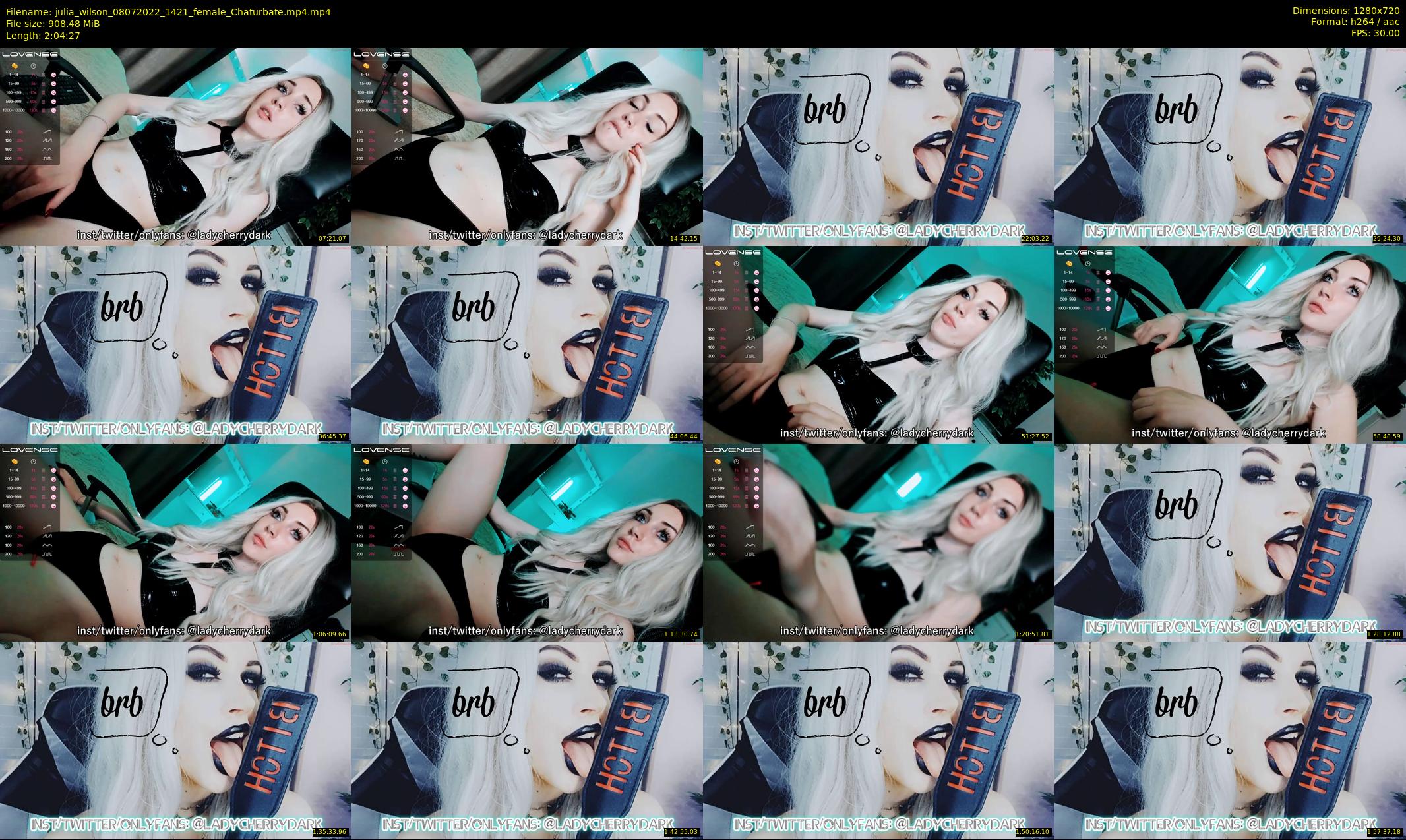 julia_wilson — 125 minute Chaturbate female cam show recording, 720p, Jul 8, 2022