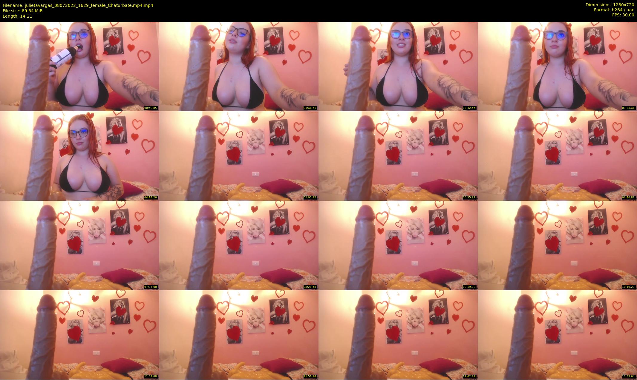 julietavargas — 15 minute Chaturbate female cam show recording, 720p, Jul 8, 2022