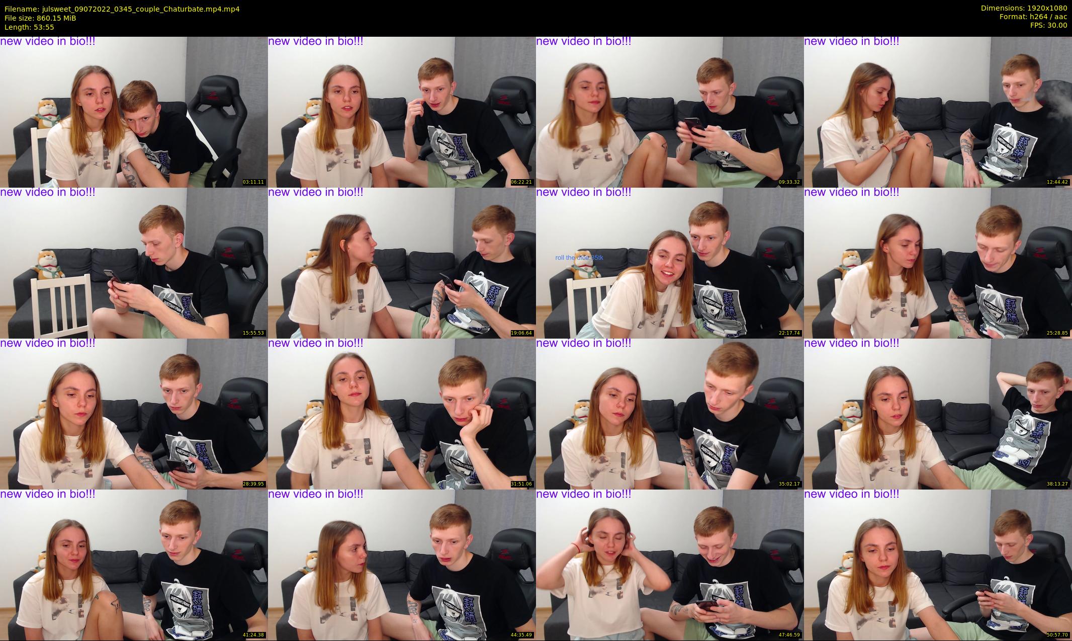 julsweet — 54 minute Chaturbate male cam show recording, 1080p, Jul 9, 2022