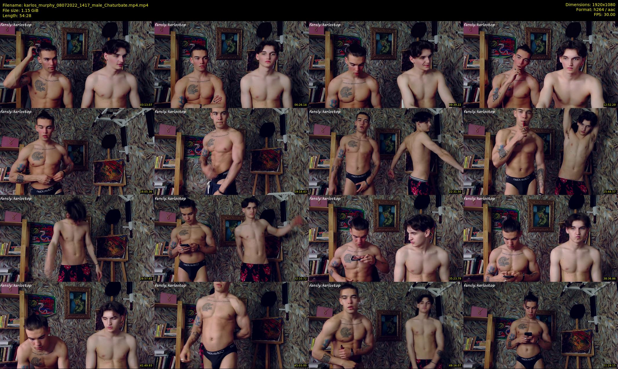 karlos_murphy — 55 minute Chaturbate male cam show recording, 1080p, Jul 8, 2022