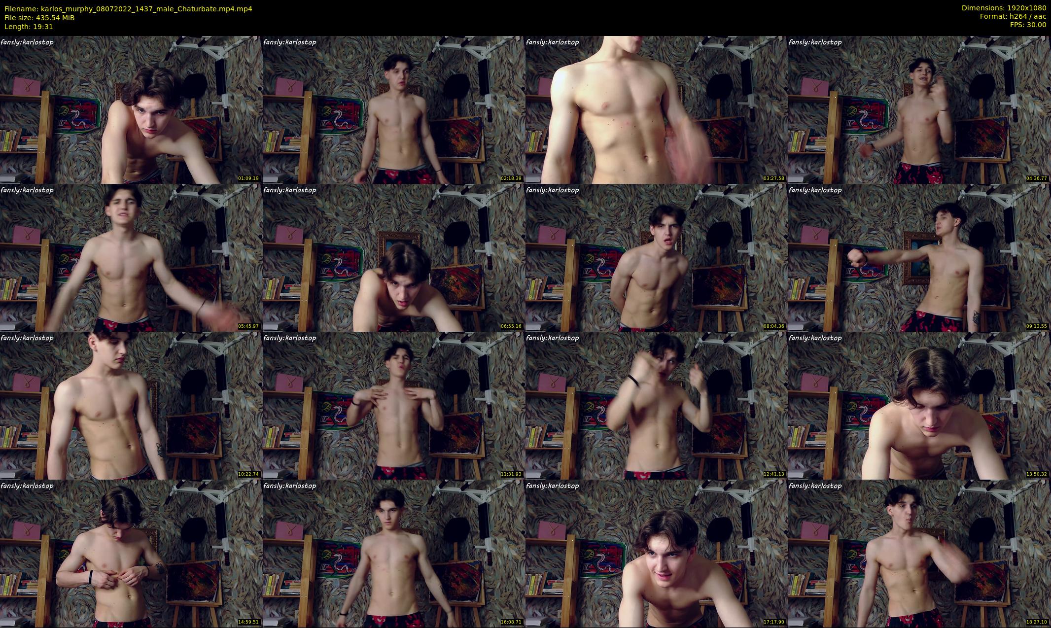 karlos_murphy — 20 minute Chaturbate male cam show recording, 1080p, Jul 8, 2022