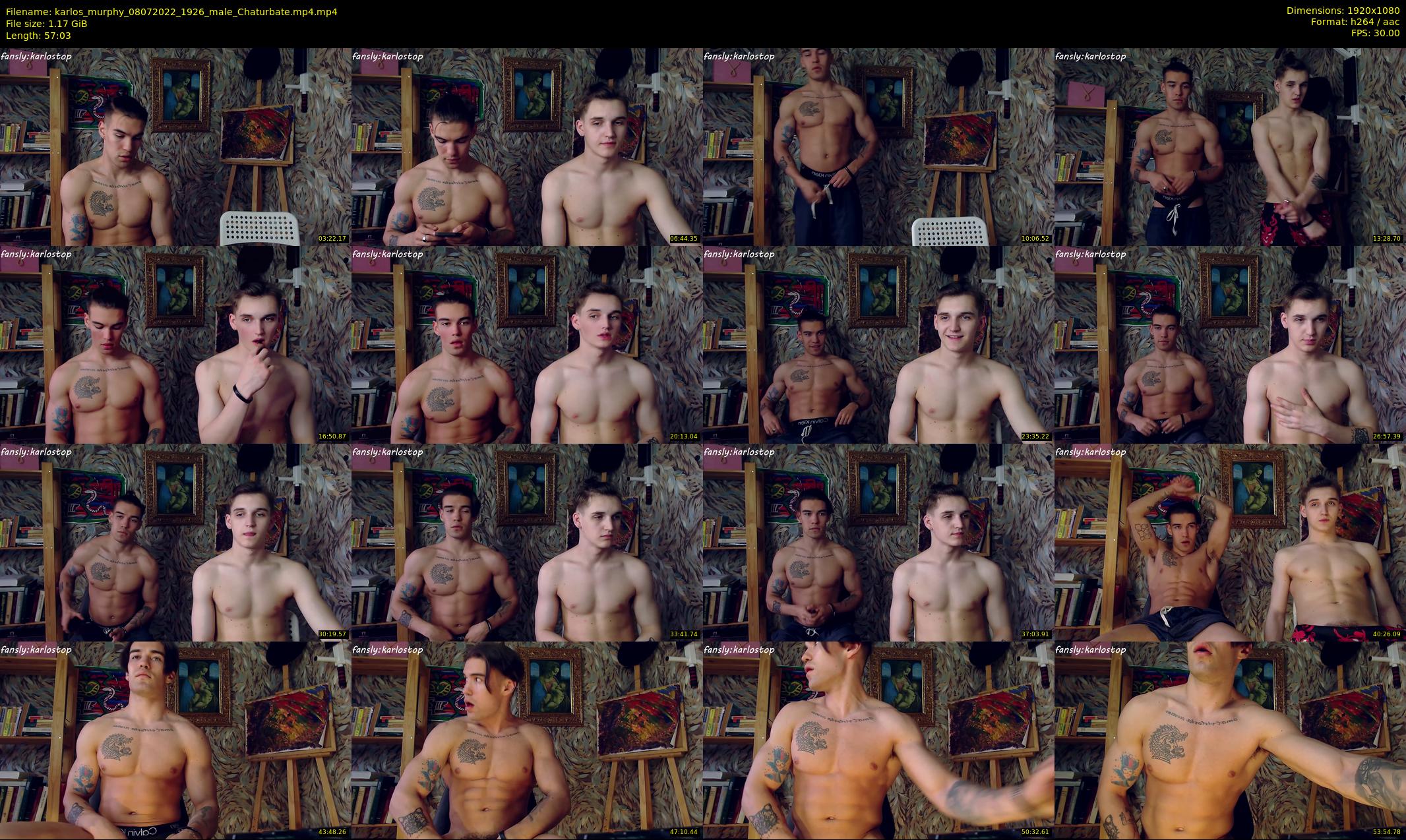 karlos_murphy — 58 minute Chaturbate male cam show recording, 1080p, Jul 8, 2022