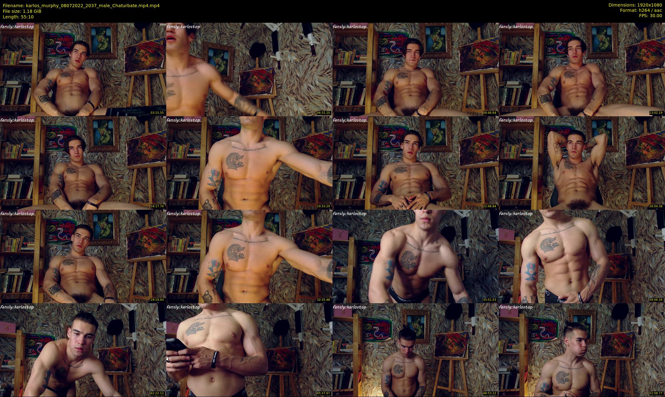 karlos_murphy — 56 minute Chaturbate male cam show recording, 1080p, Jul 8, 2022
