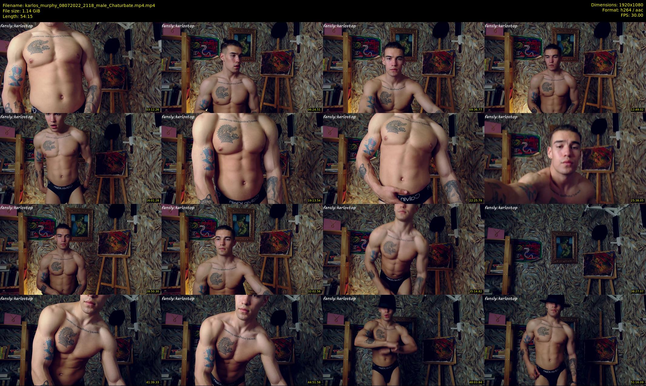 karlos_murphy — 55 minute Chaturbate male cam show recording, 1080p, Jul 8, 2022