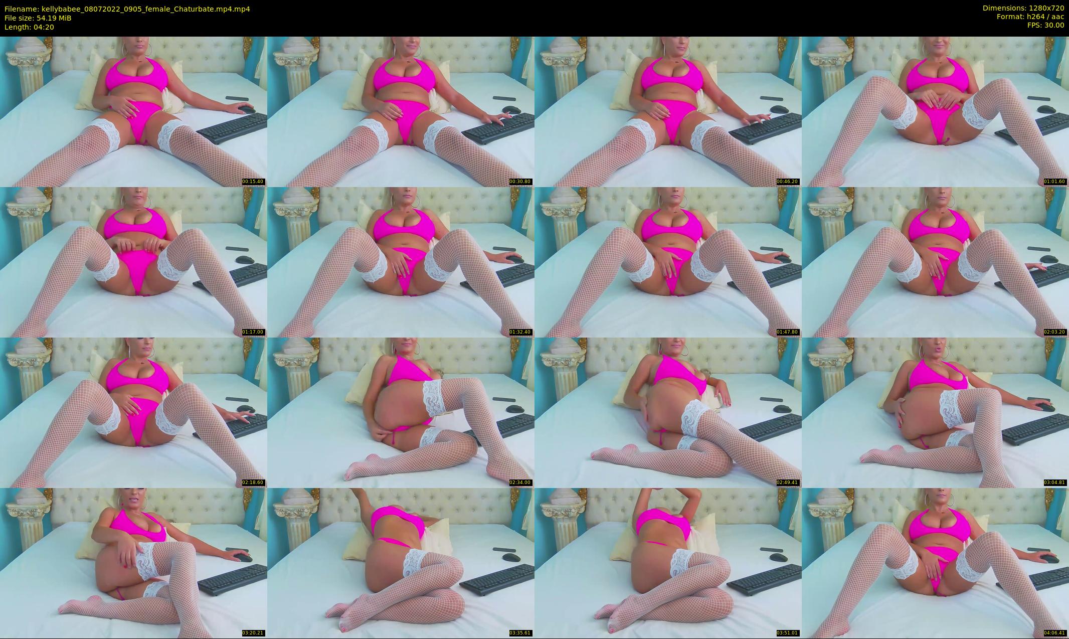 kellybabee — 5 minute Chaturbate female cam show recording, 720p, Jul 8, 2022