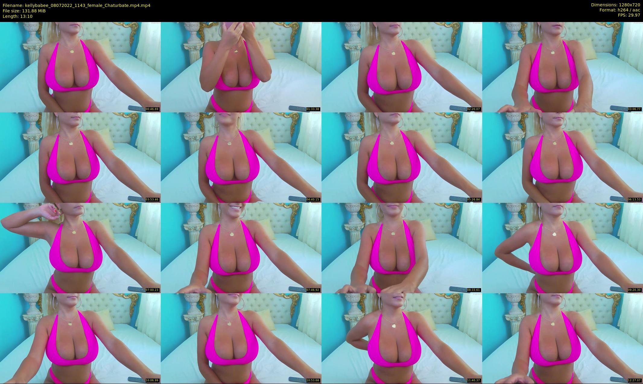 kellybabee — 14 minute Chaturbate female cam show recording, 720p, Jul 8, 2022