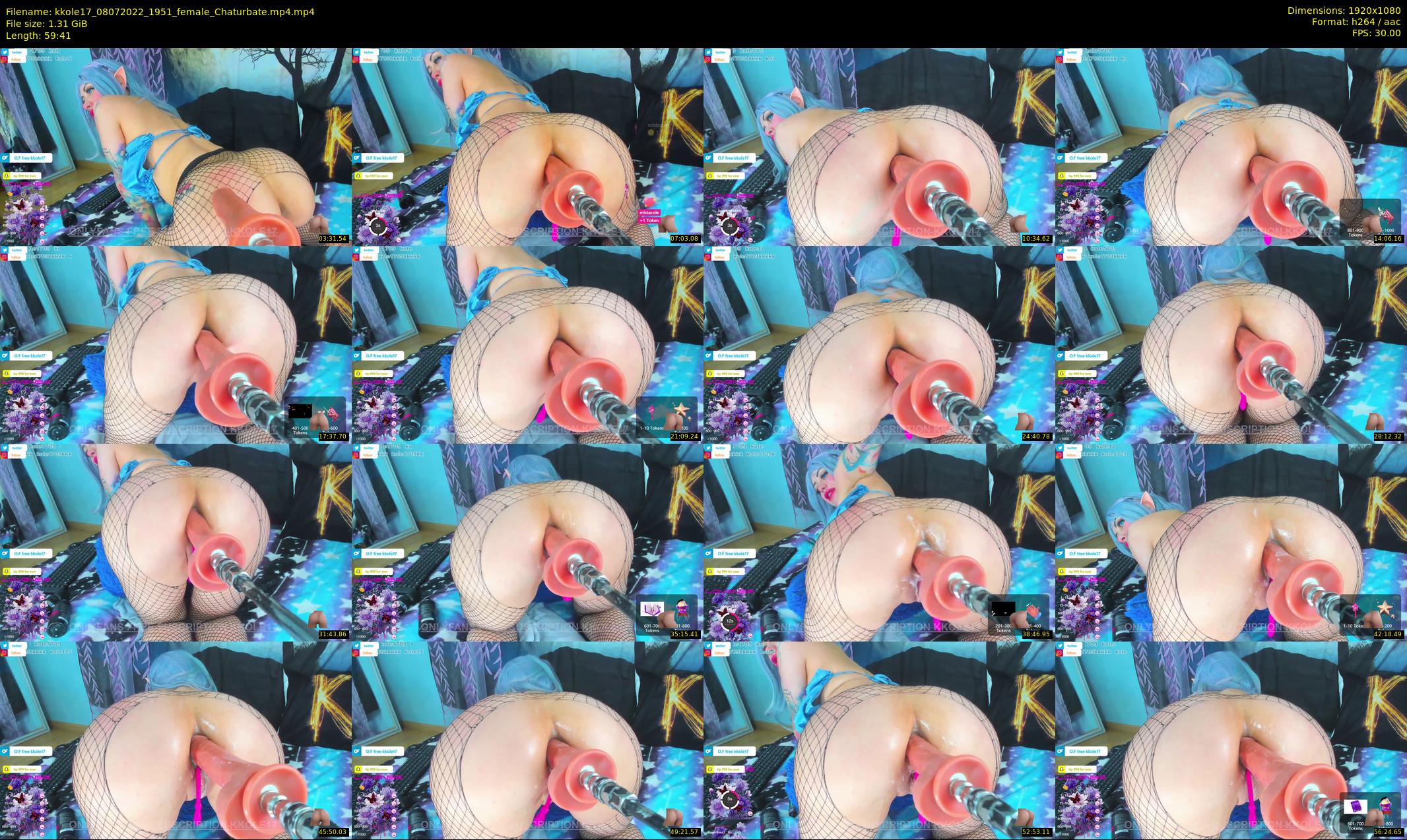 kkole17 — 60 minute Chaturbate female cam show recording, 1080p, Jul 8, 2022