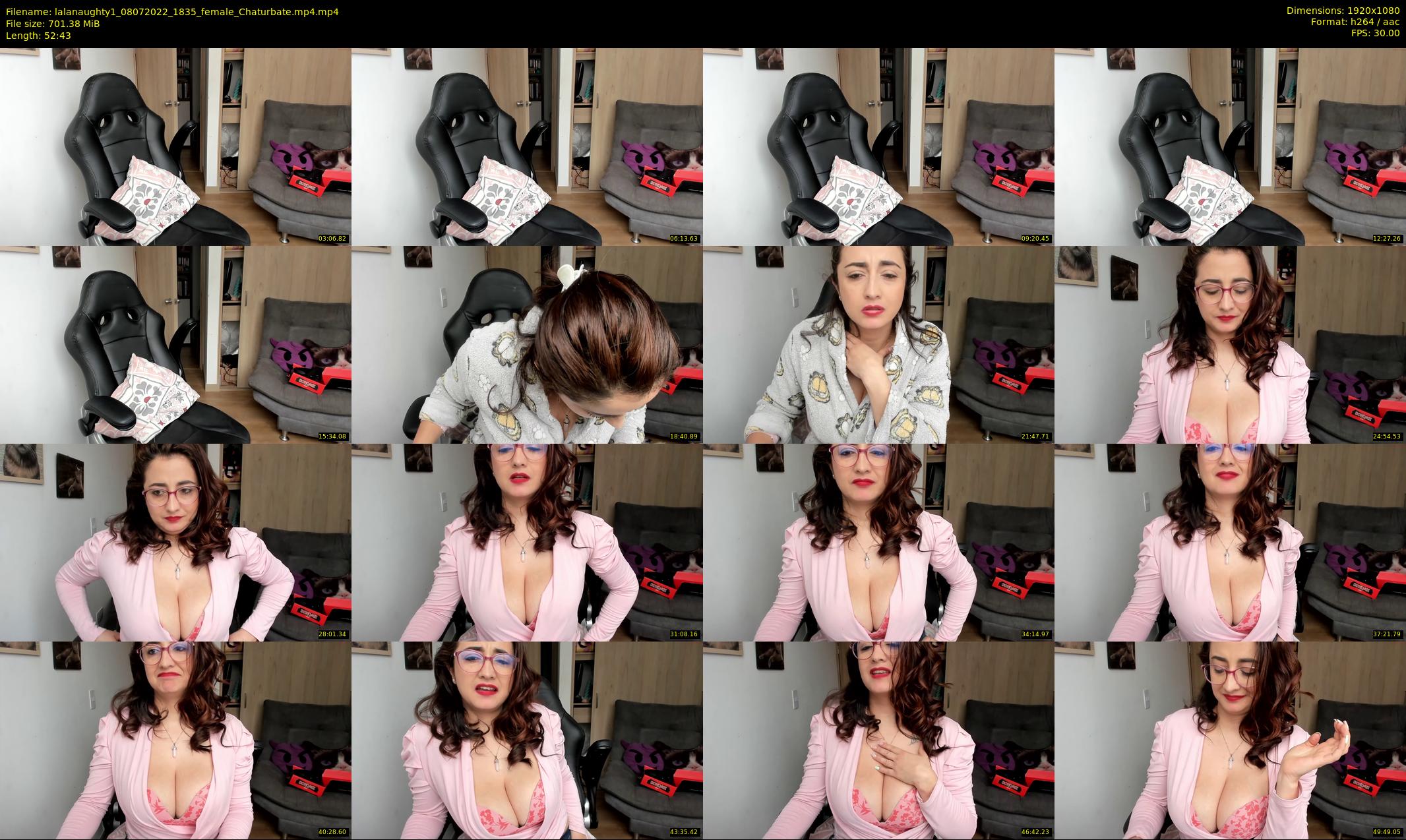 lalanaughty1 — 53 minute Chaturbate female cam show recording, 1080p, Jul 8, 2022