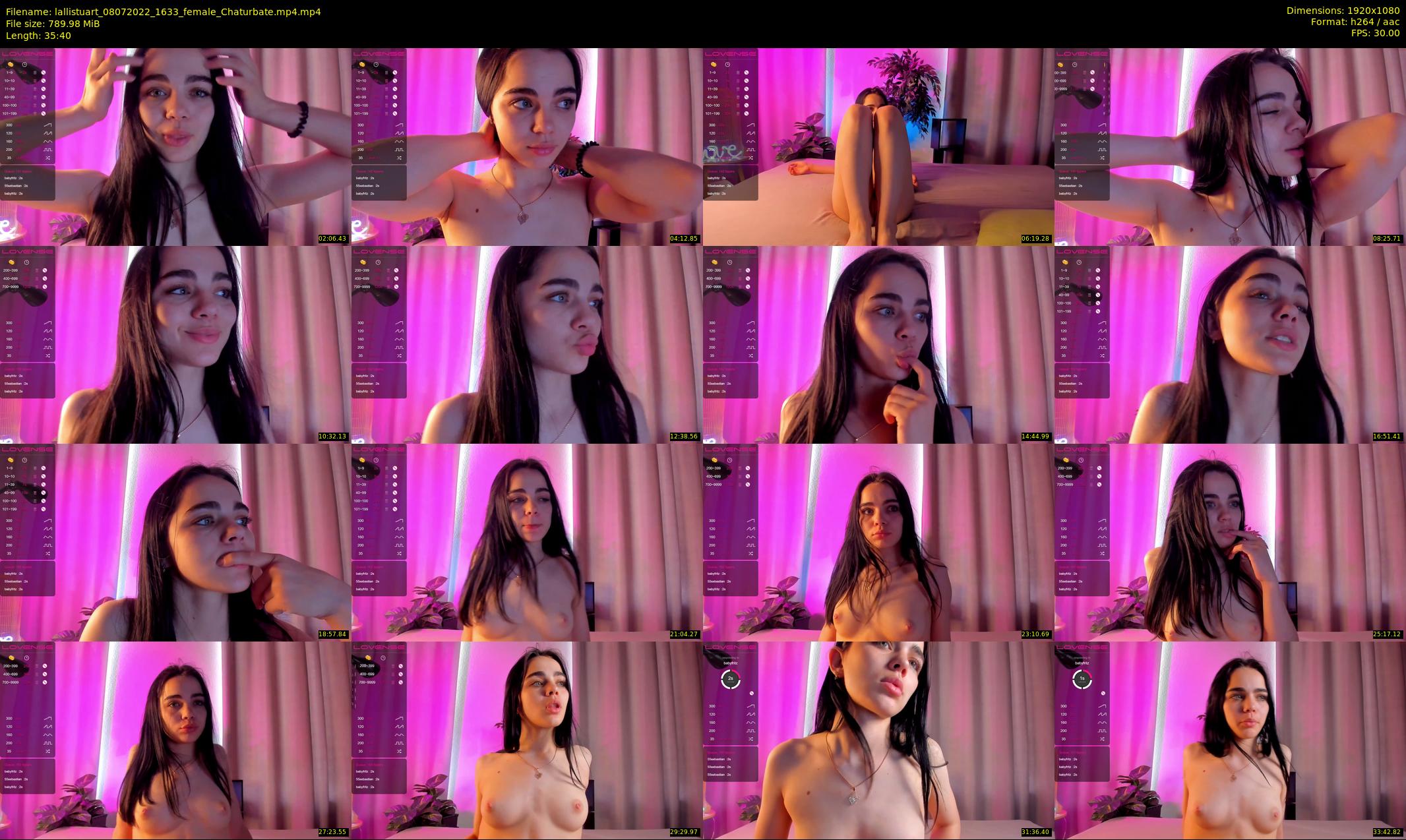 lallistuart — 36 minute Chaturbate female cam show recording, 1080p, Jul 8, 2022