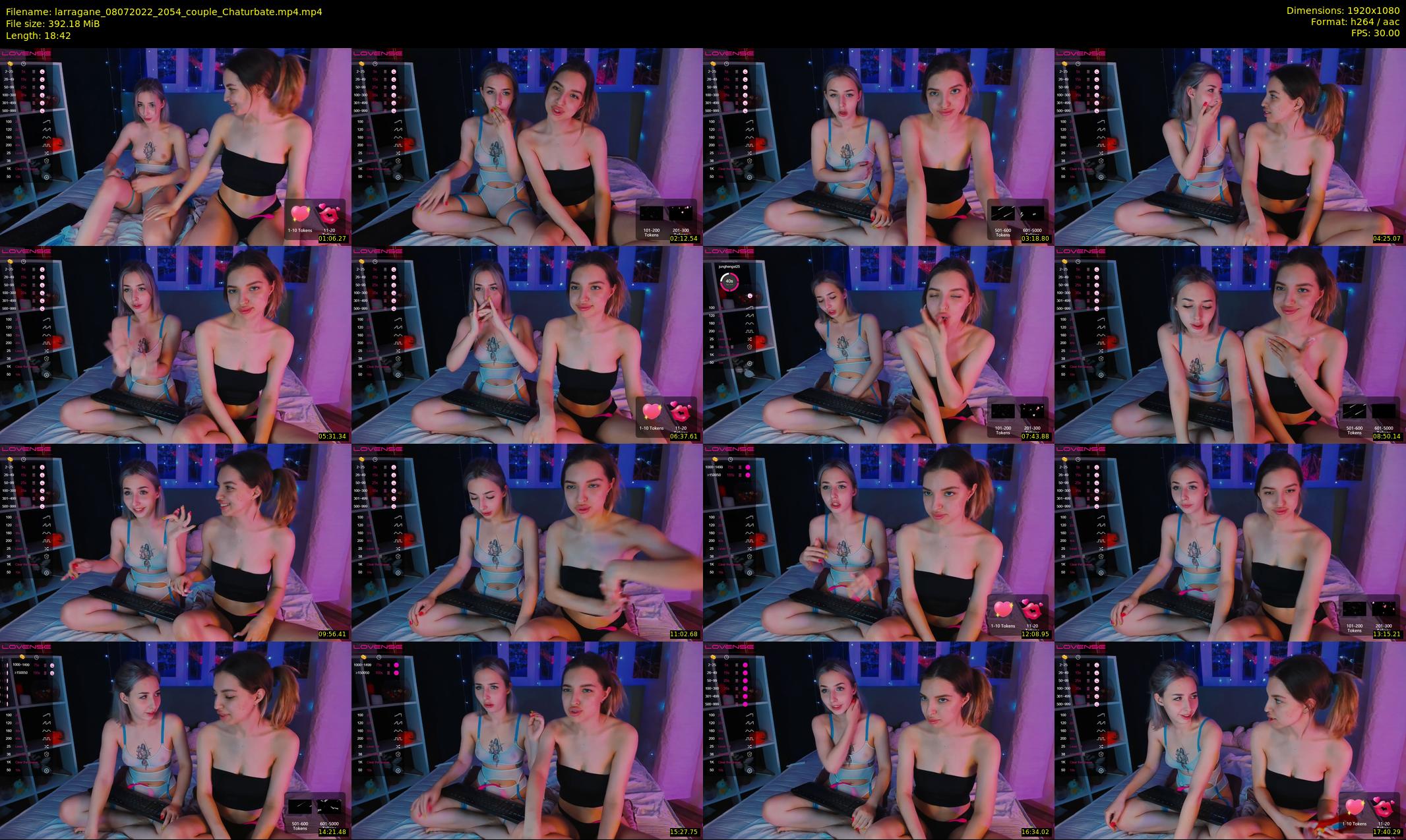 larragane — 19 minute Chaturbate couple cam show recording, 1080p, Jul 8, 2022