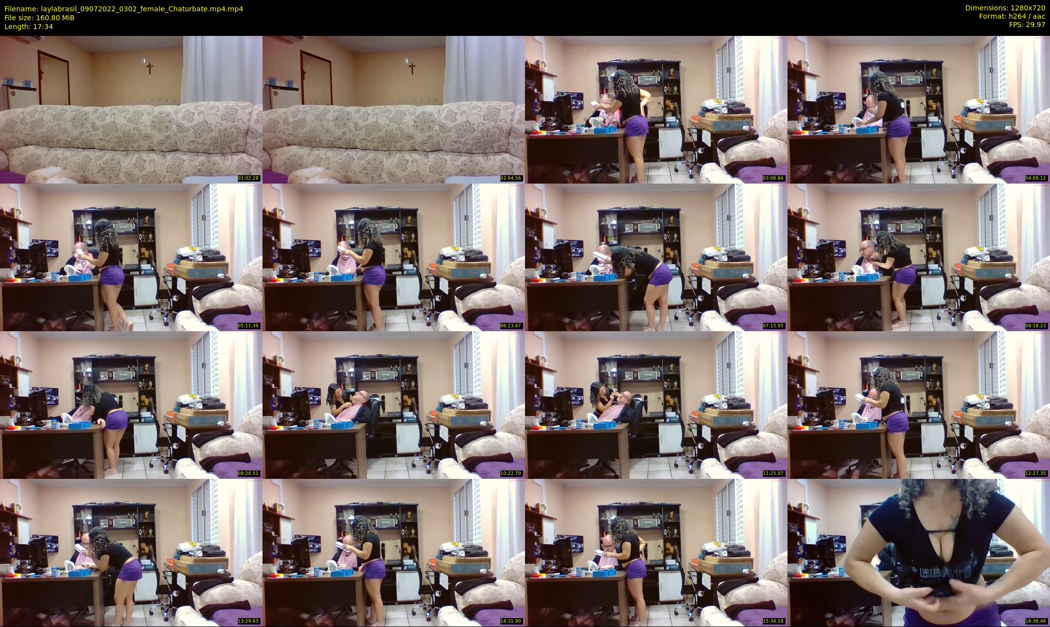 laylabrasil — 18 minute Chaturbate female cam show recording, 720p, Jul 9, 2022