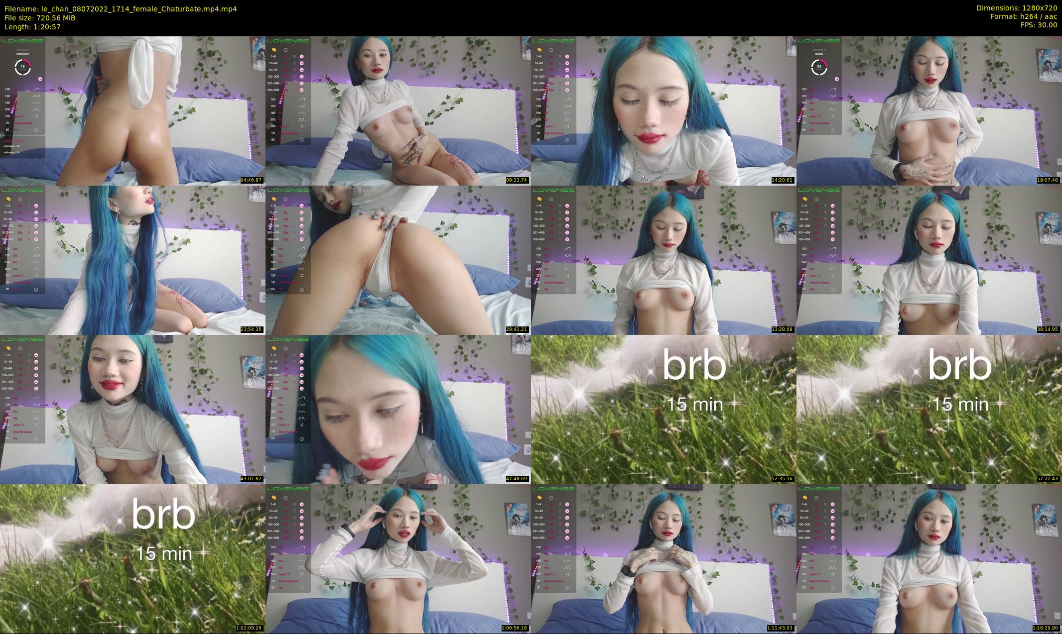 le_chan — 81 minute Chaturbate female cam show recording, 720p, Jul 8, 2022