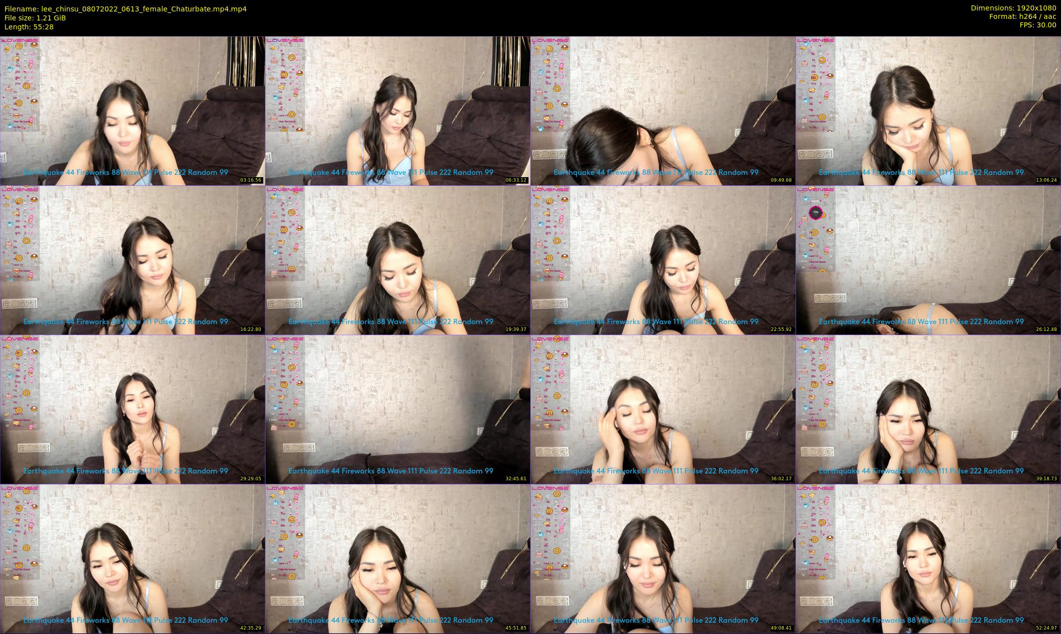 lee_chinsu — 56 minute Chaturbate female cam show recording, 1080p, Jul 8, 2022