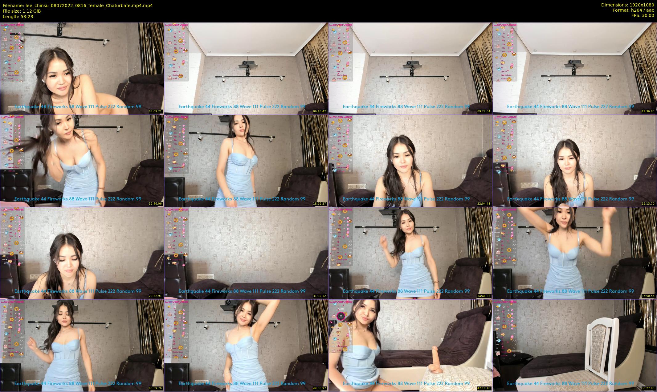 lee_chinsu — 54 minute Chaturbate female cam show recording, 1080p, Jul 8, 2022