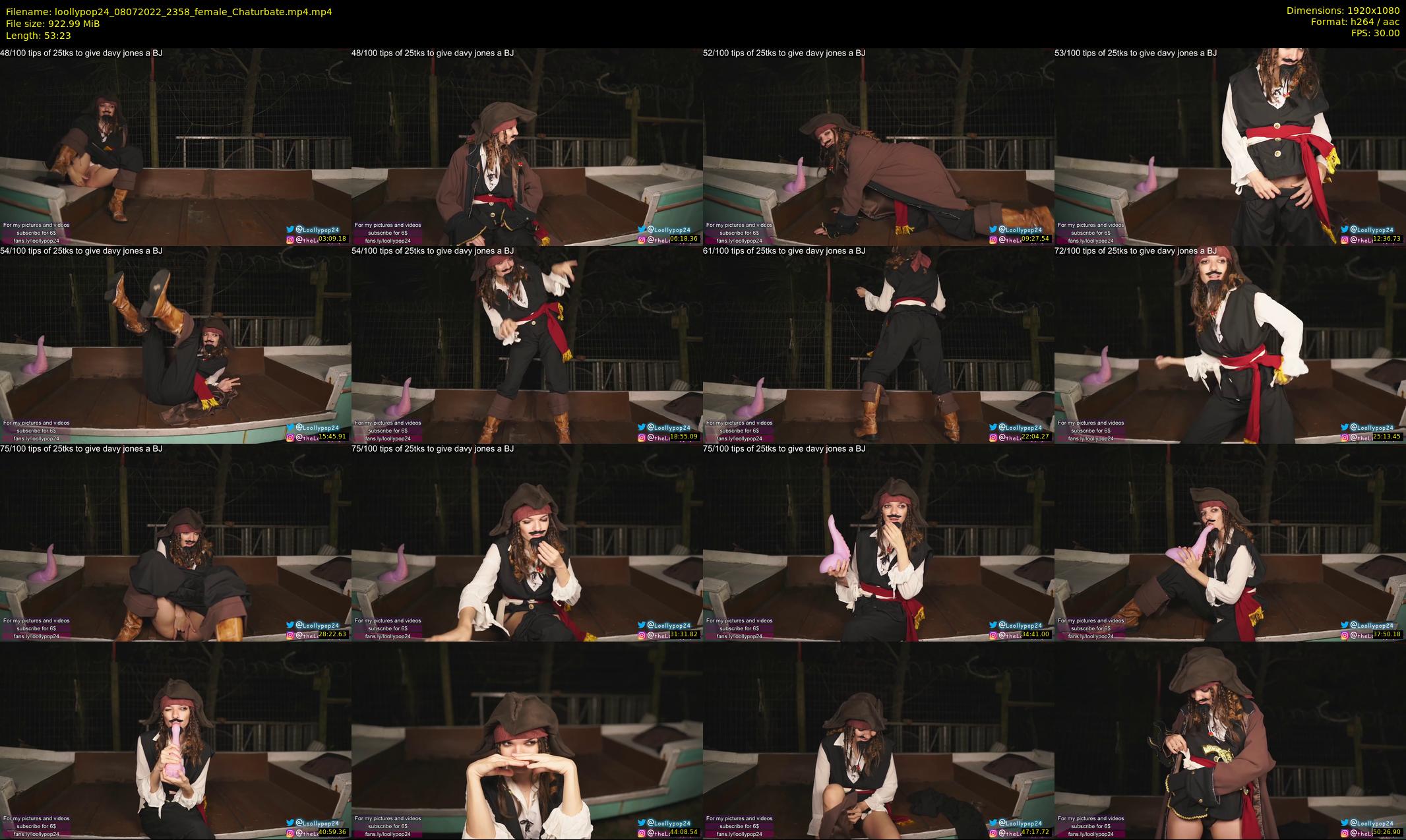 loollypop24 — 54 minute Chaturbate female cam show recording, 1080p, Jul 8, 2022