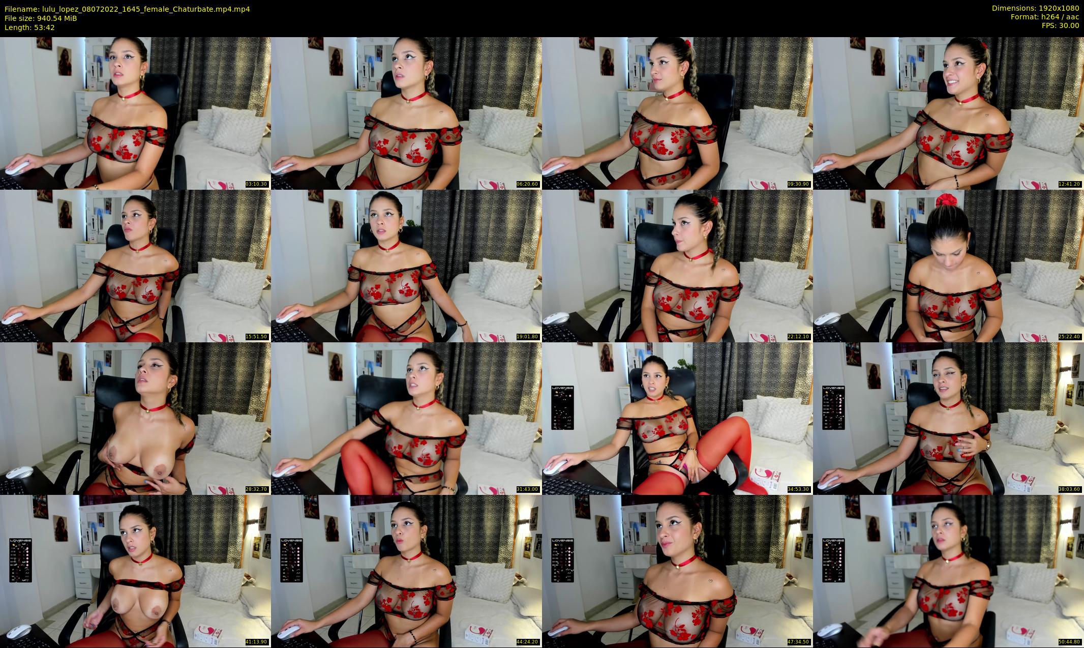lulu_lopez — 54 minute Chaturbate female cam show recording, 1080p, Jul 8, 2022