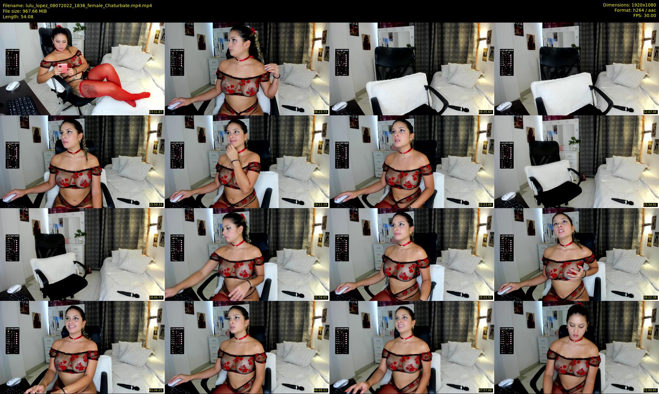 lulu_lopez — 55 minute Chaturbate female cam show recording, 1080p, Jul 8, 2022