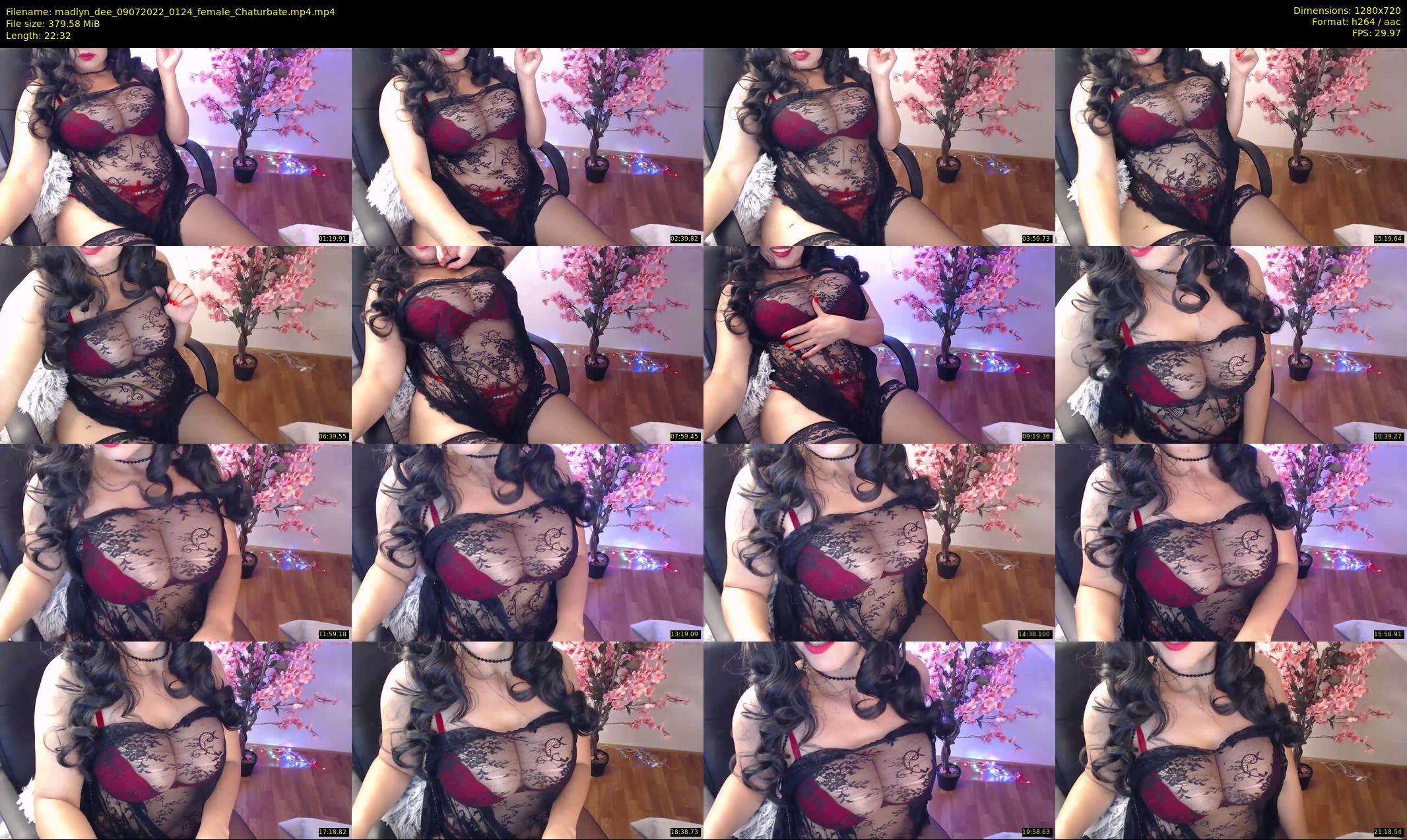 madlyn_dee — 23 minute Chaturbate female cam show recording, 720p, Jul 9, 2022