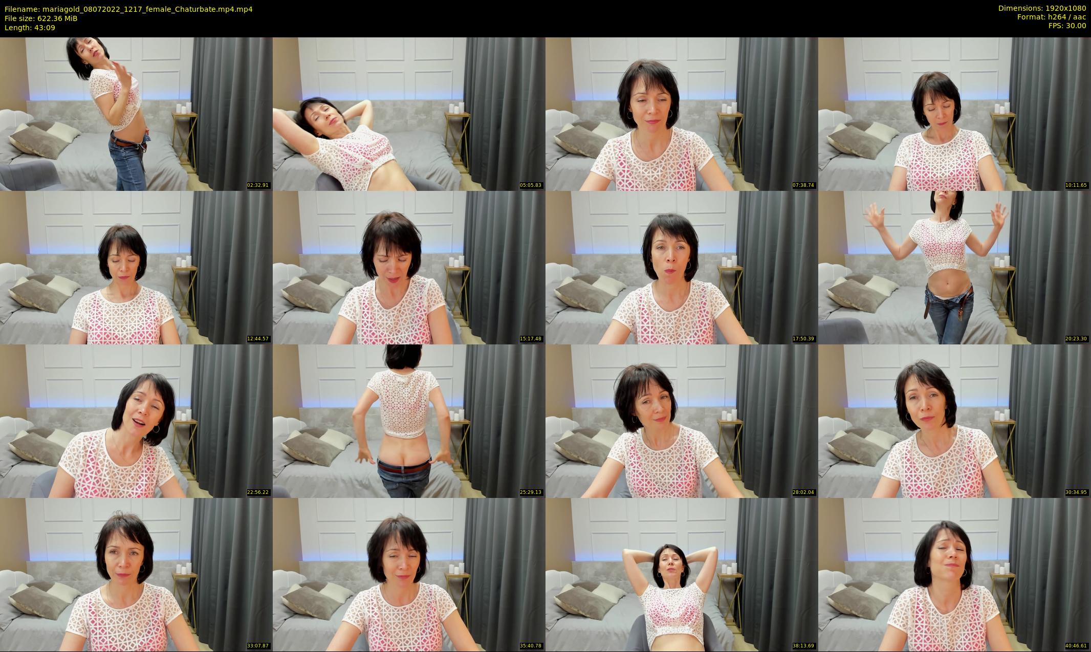 mariagold — 44 minute Chaturbate female cam show recording, 1080p, Jul 8, 2022