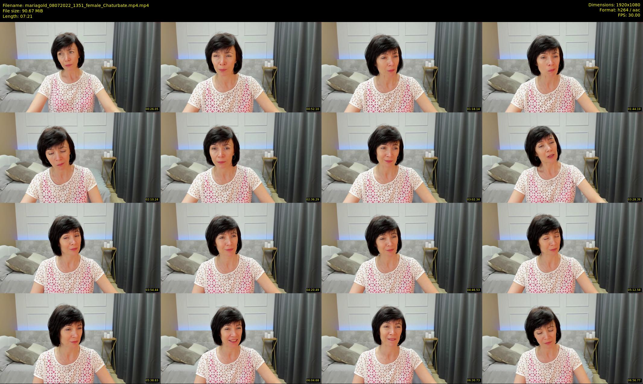 mariagold — 8 minute Chaturbate female cam show recording, 1080p, Jul 8, 2022