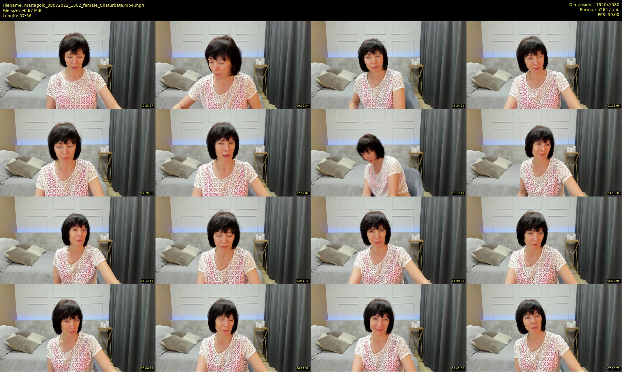 mariagold — 8 minute Chaturbate female cam show recording, 1080p, Jul 8, 2022
