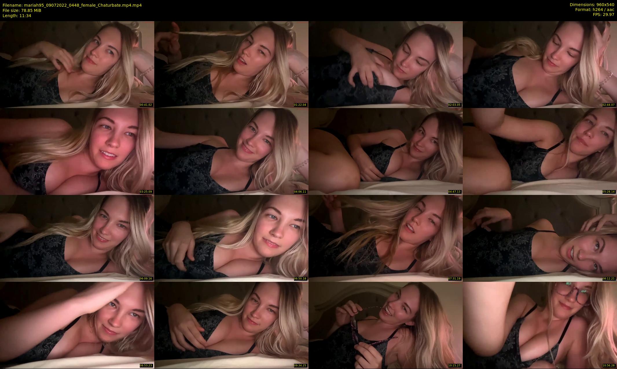 mariah95 — 12 minute Chaturbate female cam show recording, 480p, Jul 9, 2022