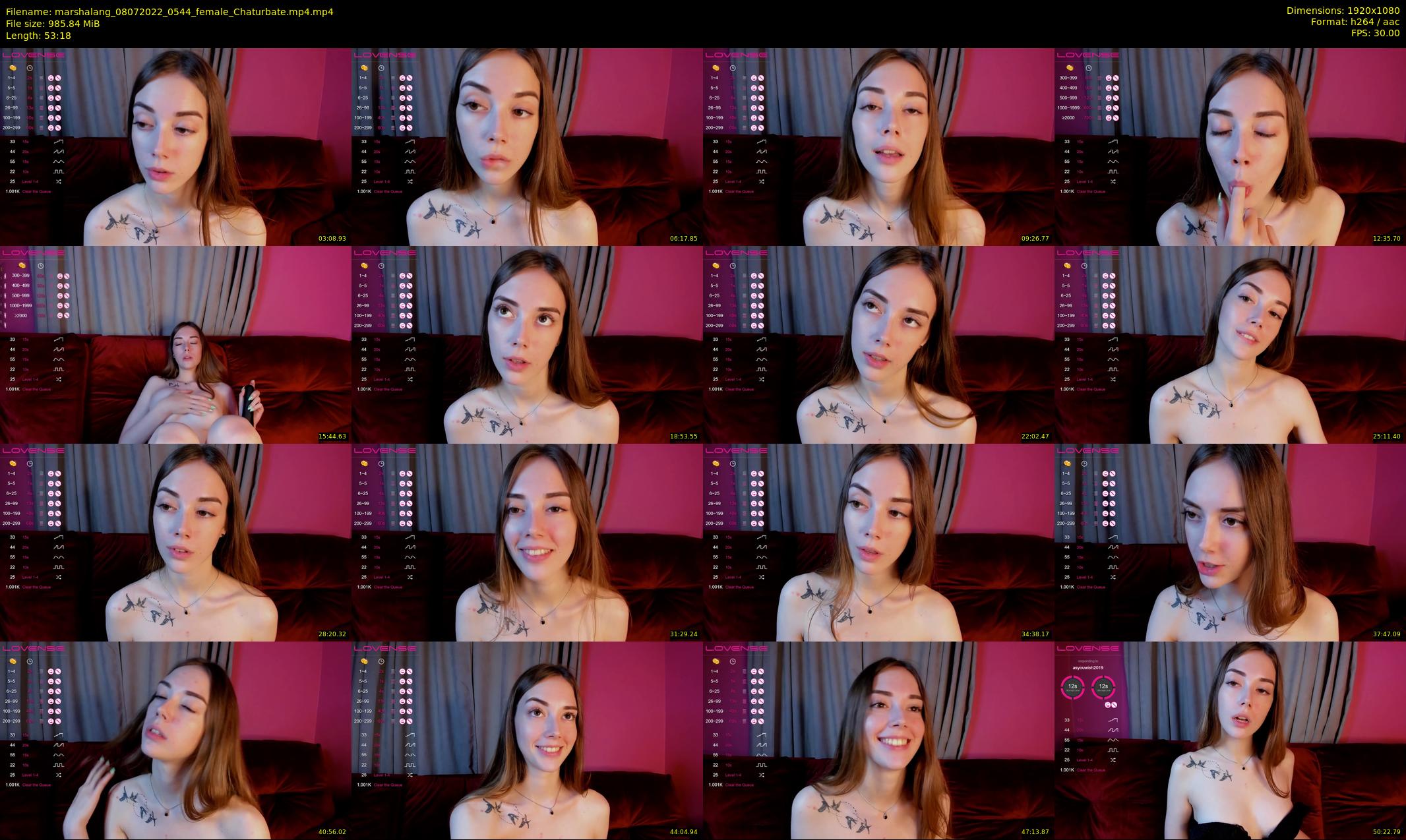 marshalang — 54 minute Chaturbate couple cam show recording, 1080p, Jul 8, 2022