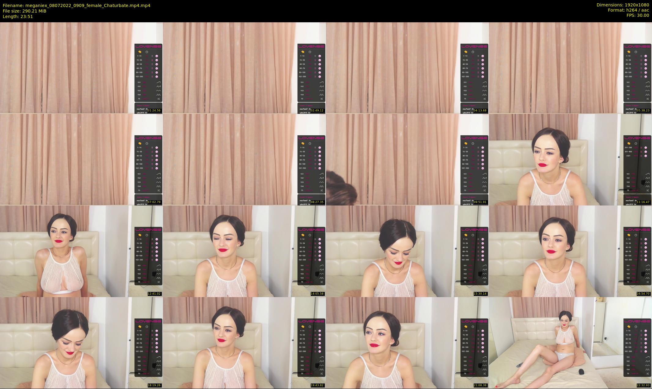 meganiex — 24 minute Chaturbate female cam show recording, 1080p, Jul 8, 2022