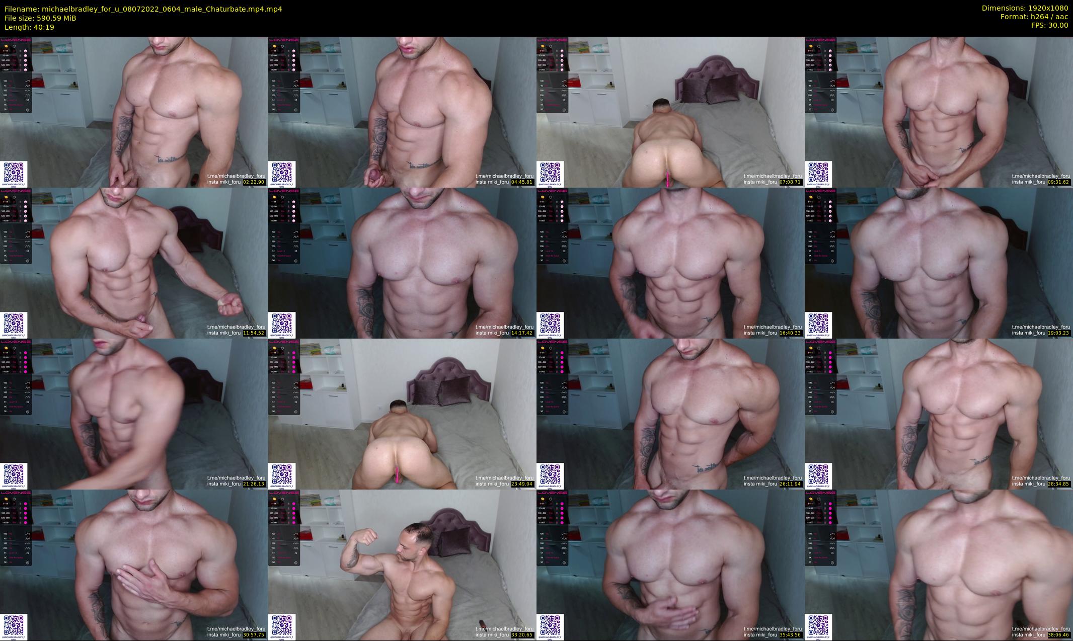 michaelbradley_for_u — 41 minute Chaturbate male cam show recording, 1080p, Jul 8, 2022
