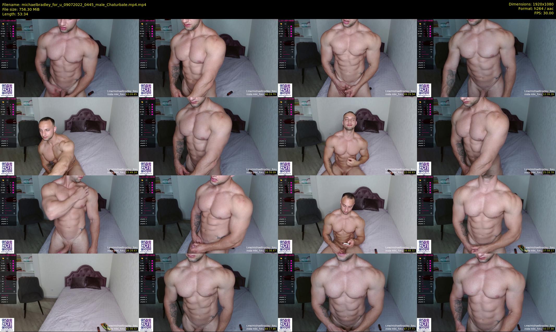 michaelbradley_for_u — 54 minute Chaturbate male cam show recording, 1080p, Jul 9, 2022