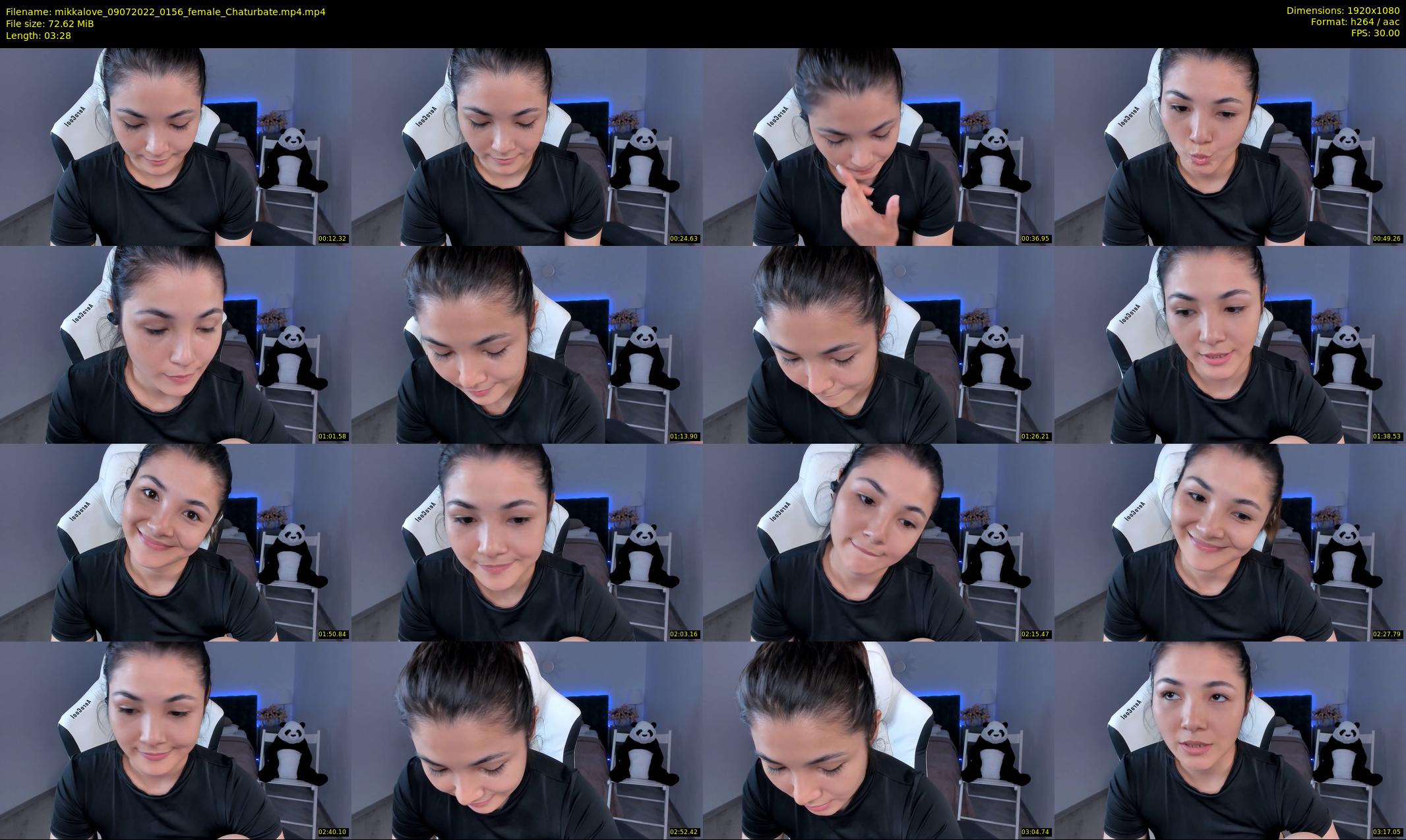 mikkalove — 4 minute Chaturbate female cam show recording, 1080p, Jul 9, 2022