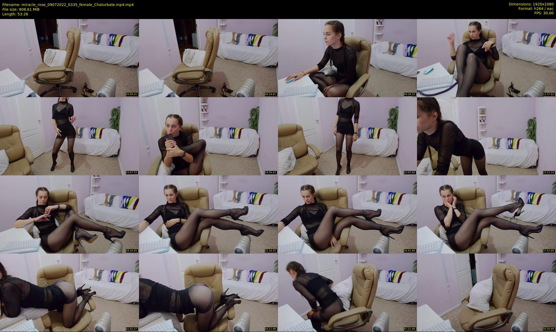 miracle_rose — 54 minute Chaturbate female cam show recording, 1080p, Jul 9, 2022