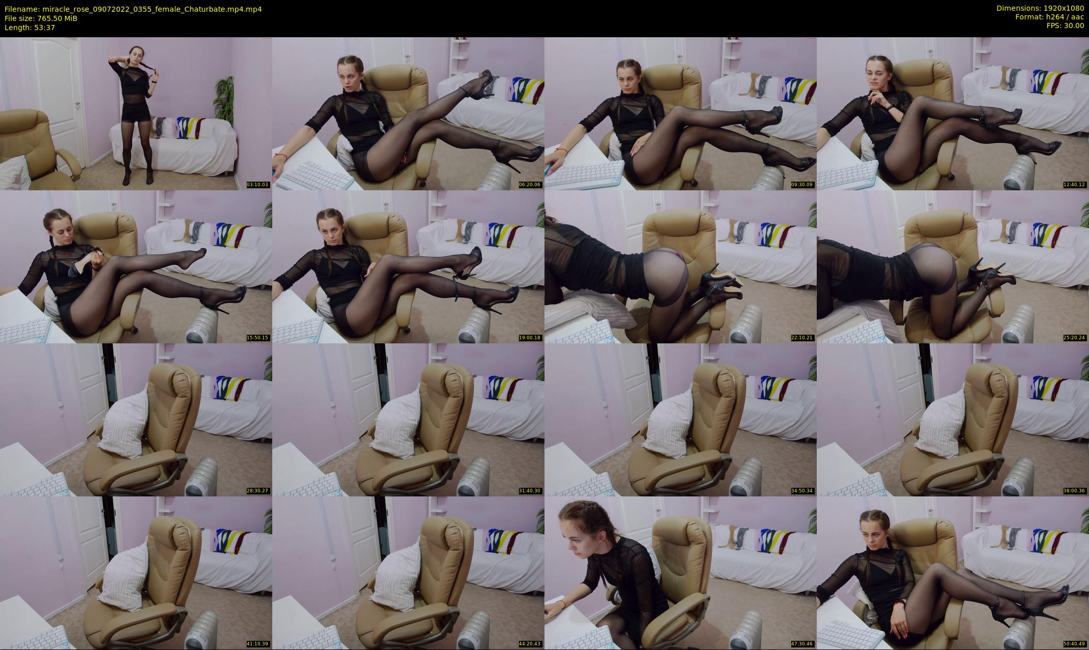 miracle_rose — 54 minute Chaturbate female cam show recording, 1080p, Jul 9, 2022