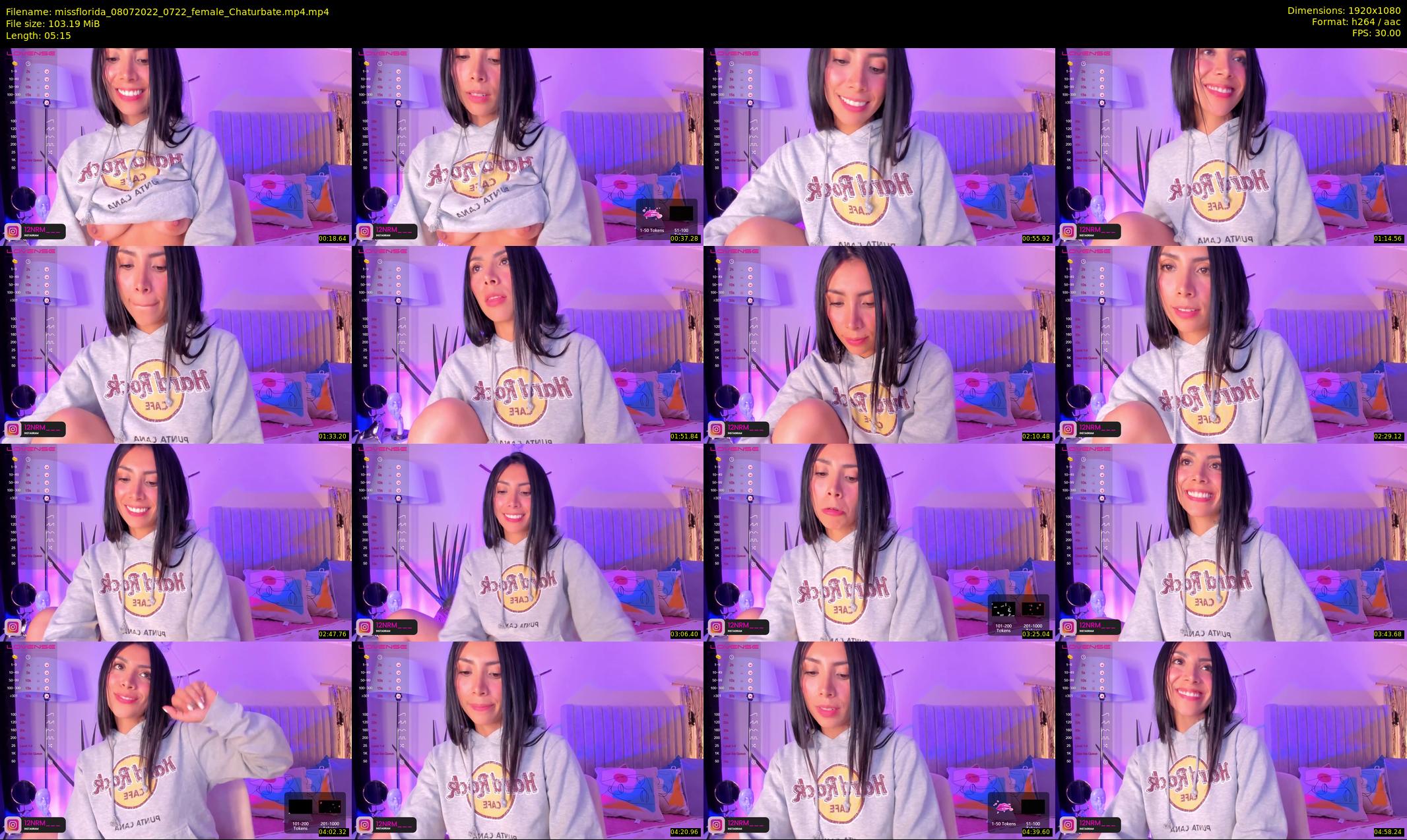 missflorida — 6 minute Chaturbate female cam show recording, 1080p, Jul 8, 2022