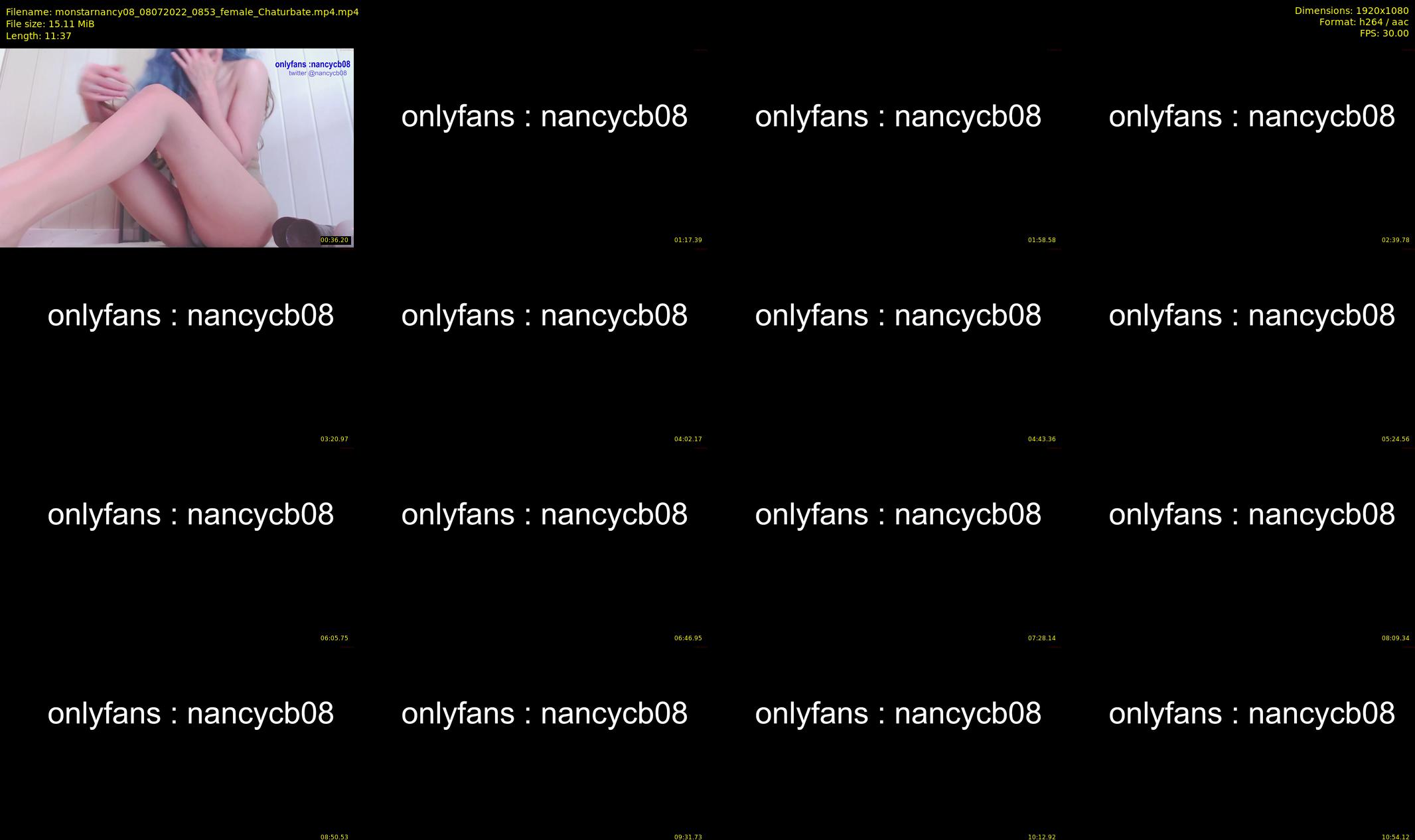 monstarnancy08 — 12 minute Chaturbate female cam show recording, 1080p, Jul 8, 2022
