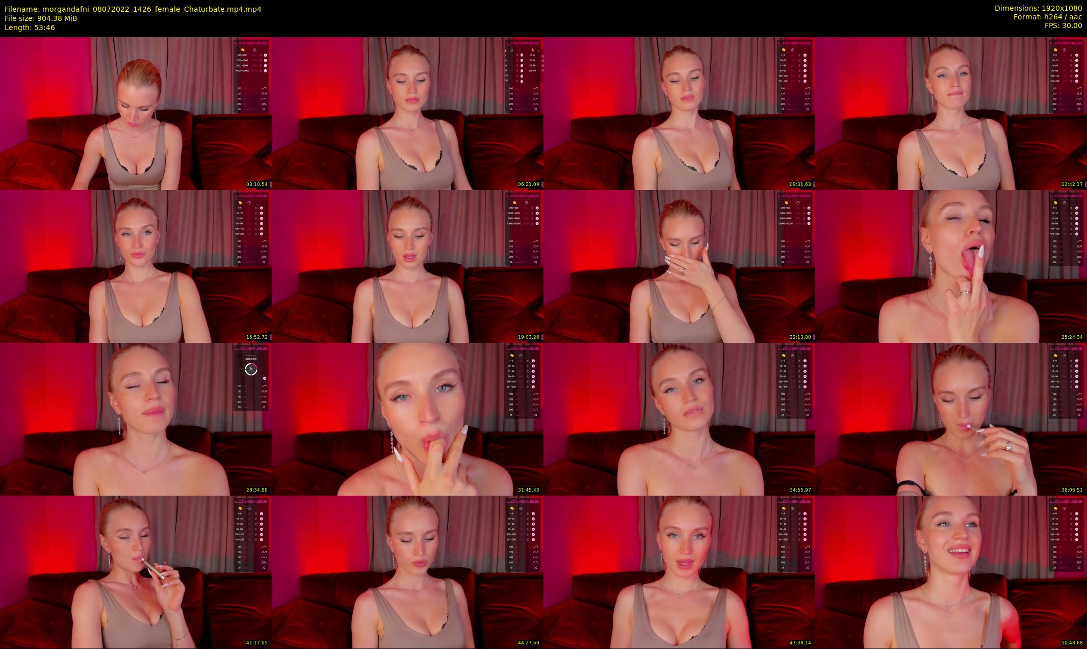morgandafni — 54 minute Chaturbate couple cam show recording, 1080p, Jul 8, 2022