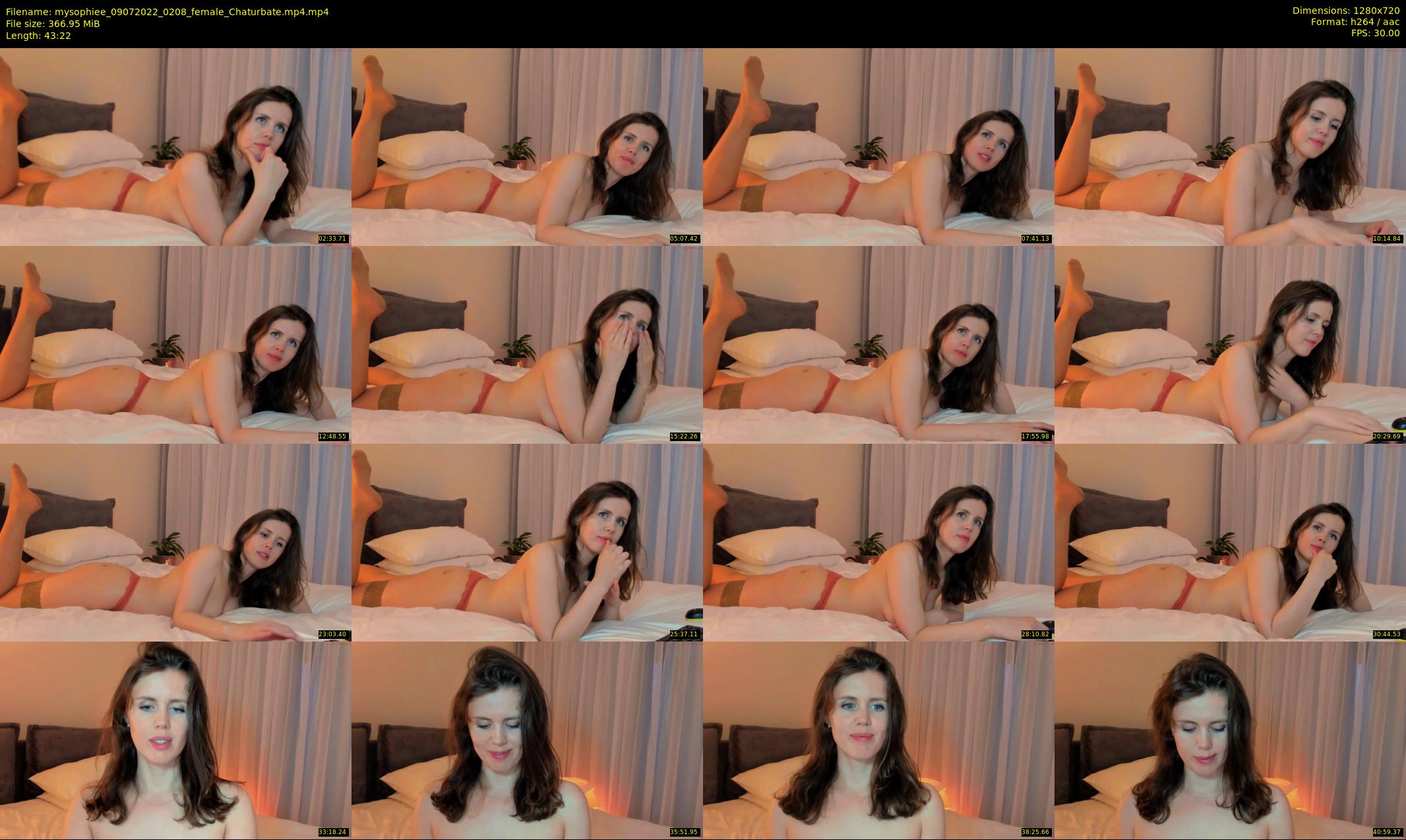 mysophiee — 44 minute Chaturbate female cam show recording, 720p, Jul 9, 2022