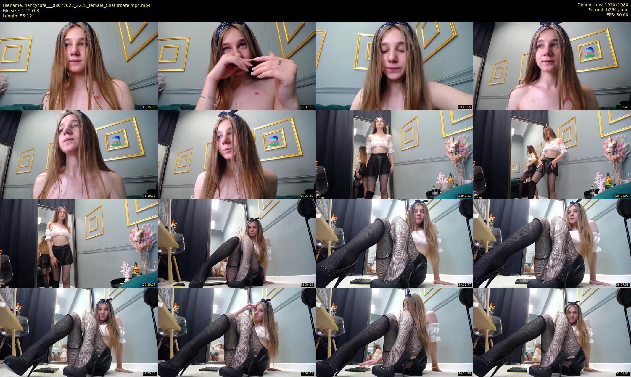 nancycute__ — 56 minute Chaturbate female cam show recording, 1080p, Jul 8, 2022