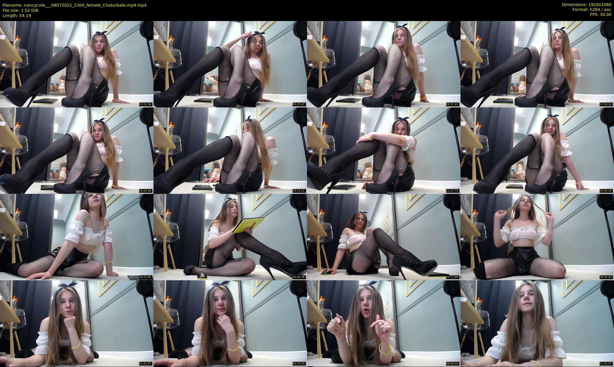 nancycute__ — 55 minute Chaturbate female cam show recording, 1080p, Jul 8, 2022