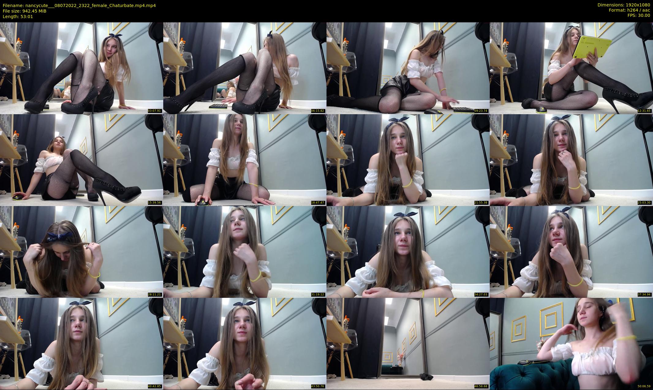 nancycute__ — 54 minute Chaturbate female cam show recording, 1080p, Jul 8, 2022