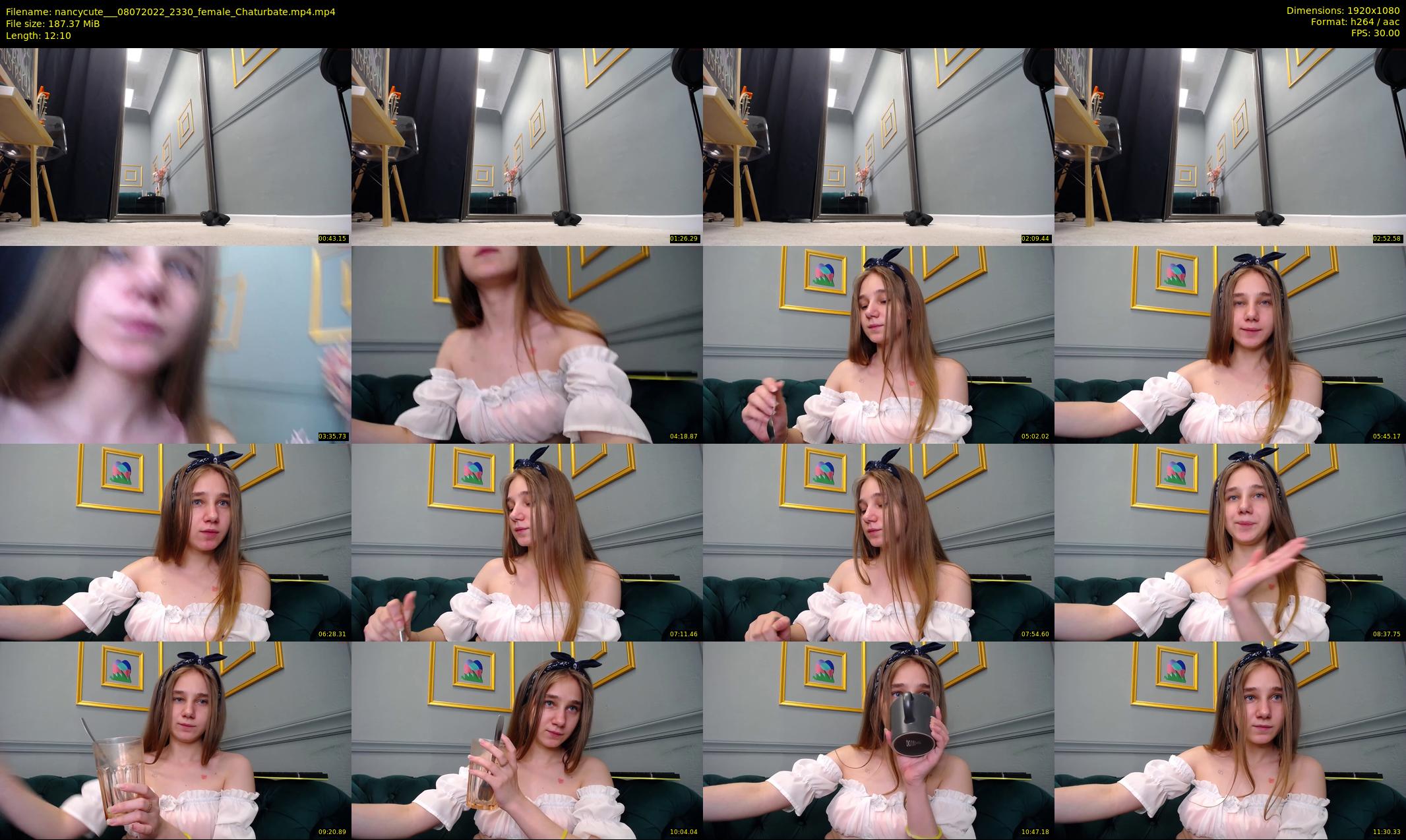 nancycute__ — 13 minute Chaturbate female cam show recording, 1080p, Jul 8, 2022
