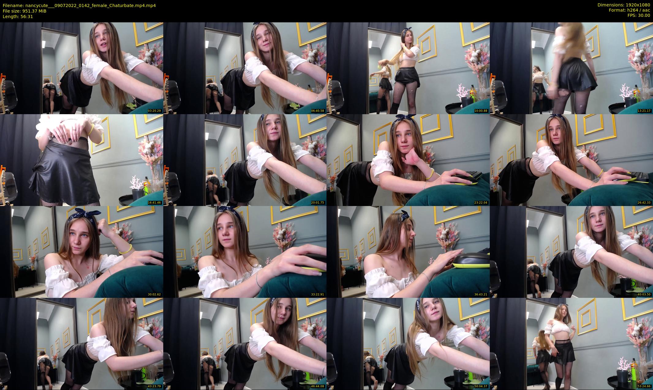 nancycute__ — 57 minute Chaturbate female cam show recording, 1080p, Jul 9, 2022