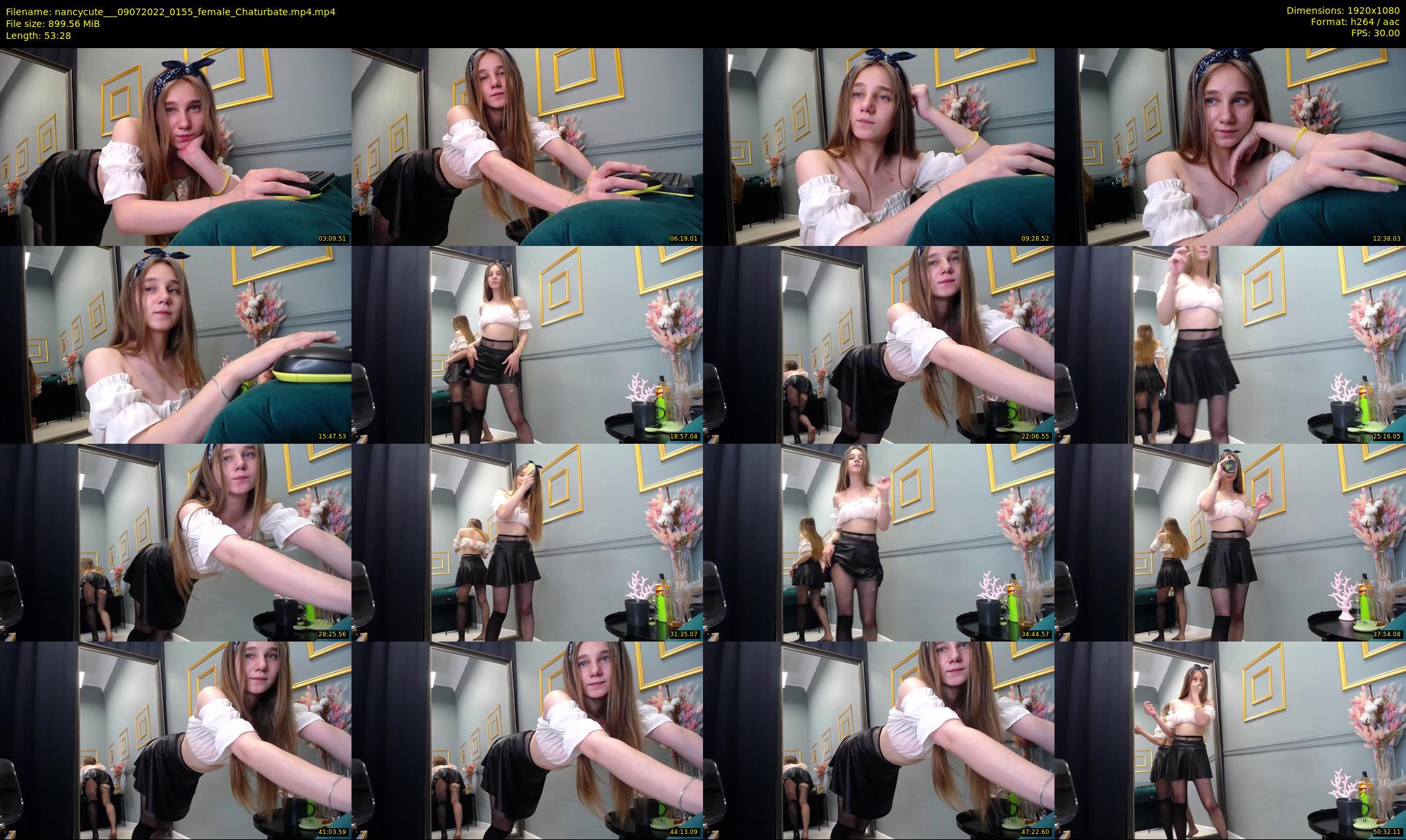 nancycute__ — 54 minute Chaturbate female cam show recording, 1080p, Jul 9, 2022