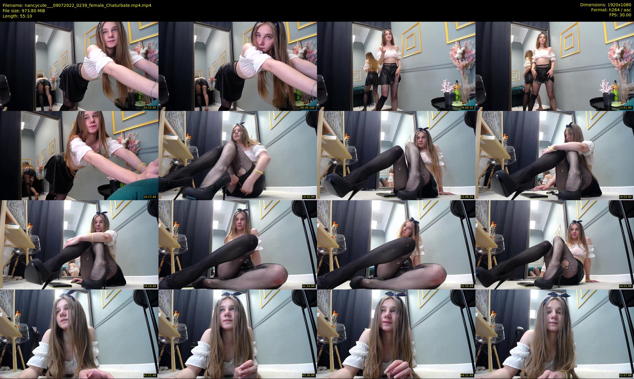 nancycute__ — 56 minute Chaturbate female cam show recording, 1080p, Jul 9, 2022